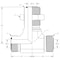 World Wide Fittings Male Flat Face O-Ring to Male Flat Face O-Ring to Male Flat Face O-Ring Bulkhead Branch Tee W/ Lcknt 4725X10X10X10LN - alternate 2